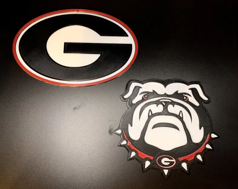 Biểu tượng 3D đội bóng đại học Georgia Bulldogs - Image 4