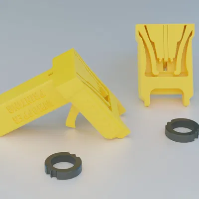 Bệ phóng đĩa bay in sẵn không cần hỗ trợ