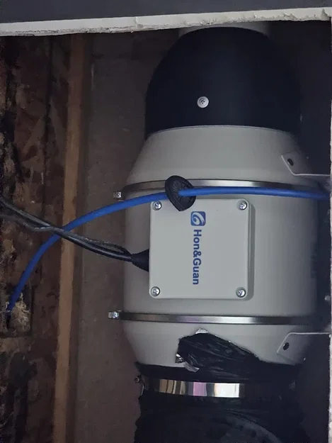 Ống thông gió quạt 6 inch sang PVC 90mm - Image 1