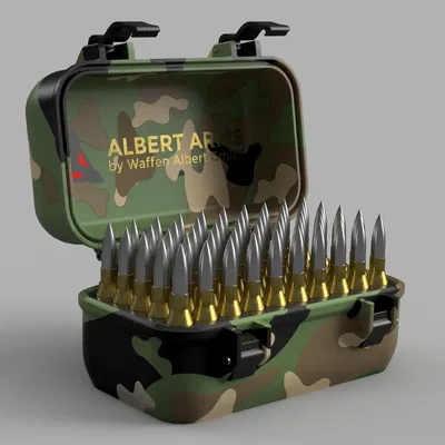 Hộp đạn ngụy trang .338 cho 50 viên đạn