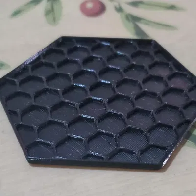 Giá đỡ ly hình lục giác đơn giản và xếp chồng được