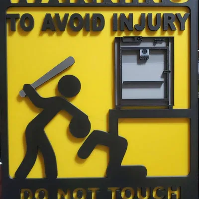 Biển báo cảnh báo cho máy in 3D Bambu Lab P1S