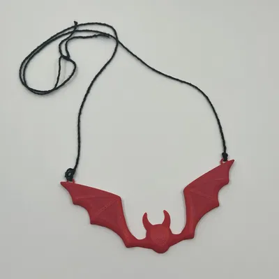 Mặt dây chuyền hình dơi đơn giản cho trang trí Halloween