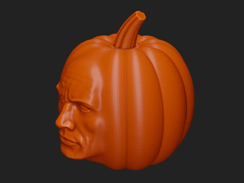 Quả bí ngô Rompkin phong cách Dwayne Johnson - Image 3