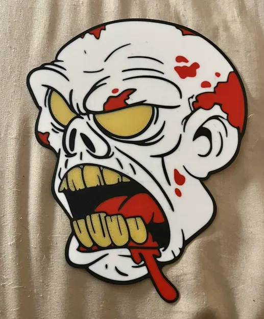 Đầu lâu zombie hoạt hình kinh dị - Image 1