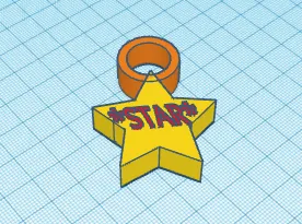 Chìa khóa hình ngôi sao độc đáo và sáng tạo - Image 1