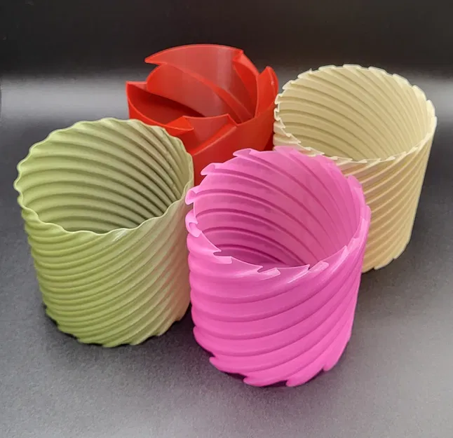 Bình hoa xoắn độc đáo cho chế độ in vase - Image 1