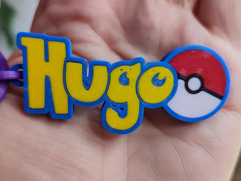 Thẻ tên/ móc khóa chủ đề Pokemon tùy chỉnh theo tên - Image 2