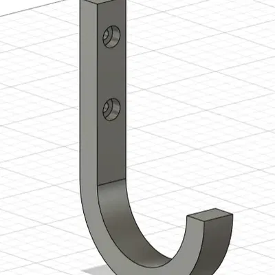 Móc treo quần áo thông thường gắn tường với ốc vít