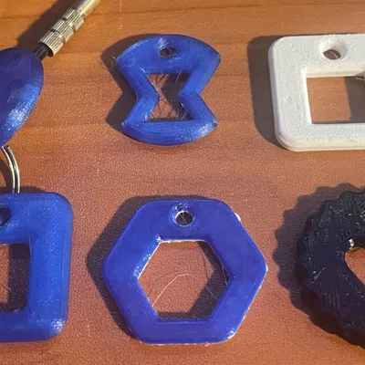 **Móc khóa cảm giác với thiết kế đa dạng và dễ nhận biết**