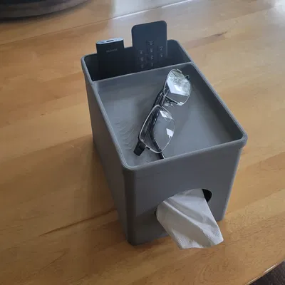 Giá đỡ hộp khăn giấy với ngăn chứa điều khiển từ xa