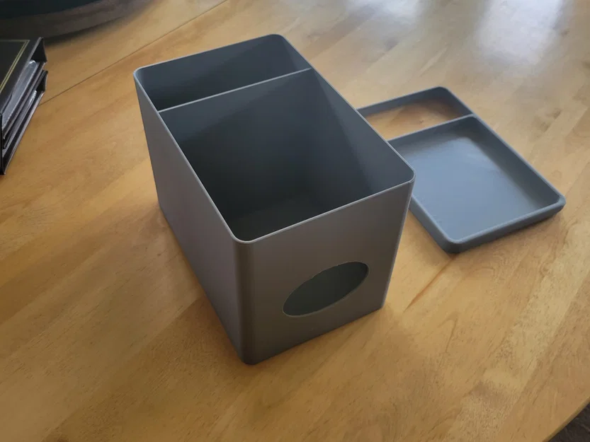 Giá đỡ hộp khăn giấy với ngăn chứa điều khiển từ xa - Image 2