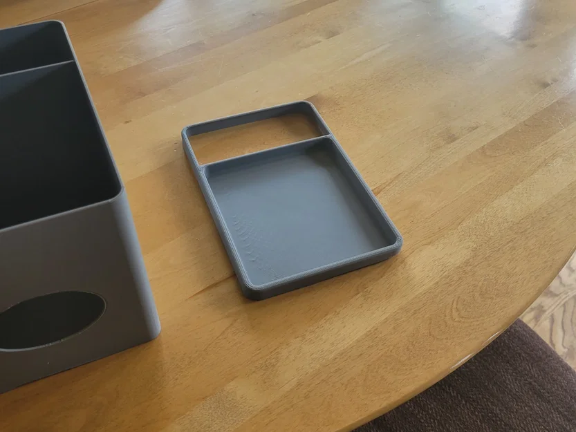 Giá đỡ hộp khăn giấy với ngăn chứa điều khiển từ xa - Image 3