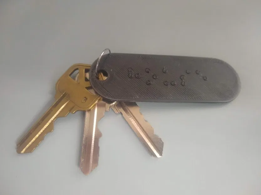 Móc khóa Braille tùy chỉnh với thiết kế độc đáo - Image 4