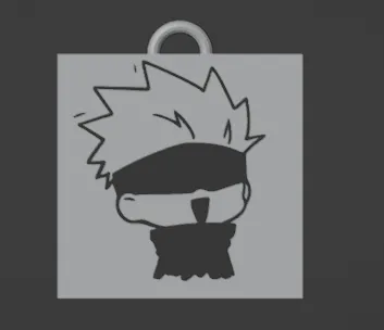 Móc khóa Gojo phong cách anime - Image 1