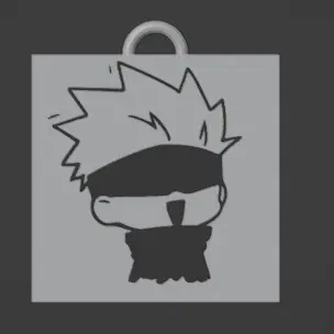 Móc khóa Gojo phong cách anime