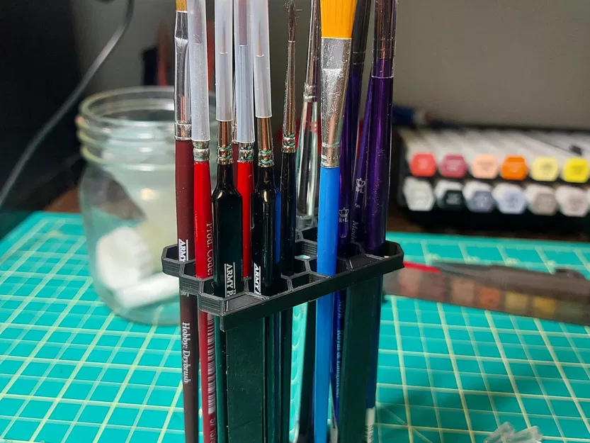 Giá đỡ cọ vẽ nổi cho bàn làm việc - Image 3