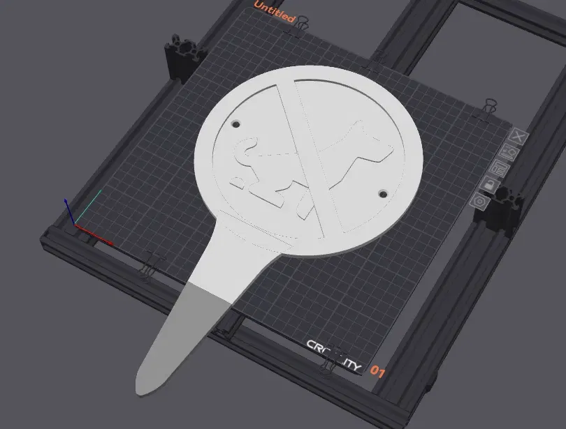 Biển báo cấm chó đi vệ sinh trên cỏ - Image 1