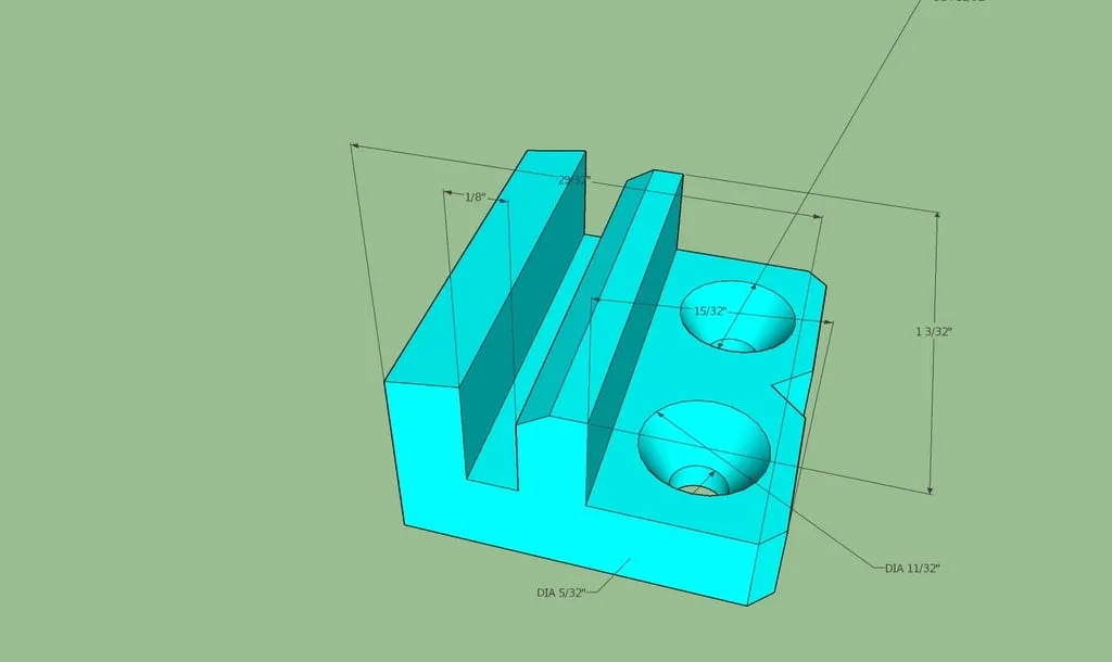 Giá treo kệ thủy tinh 1/8" cho nhà bếp - Image 2