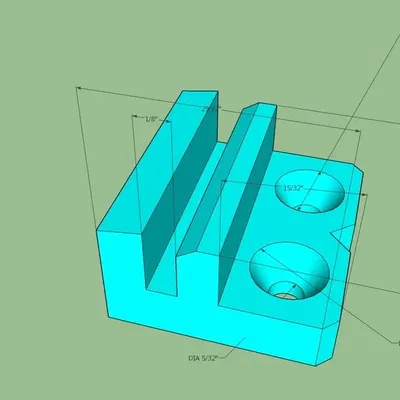 Giá treo kệ thủy tinh 1/8" cho nhà bếp