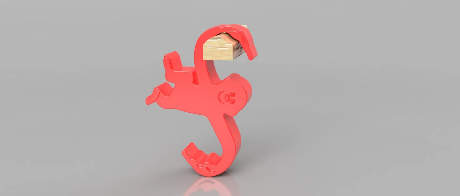 Giá đỡ phụ kiện hình khỉ Barrel o' Monkeys - Image 4