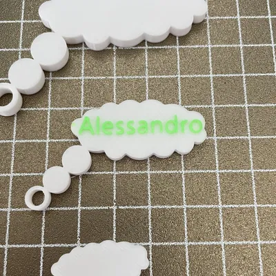 Móc khóa cá nhân hóa với kích thước tùy chọn