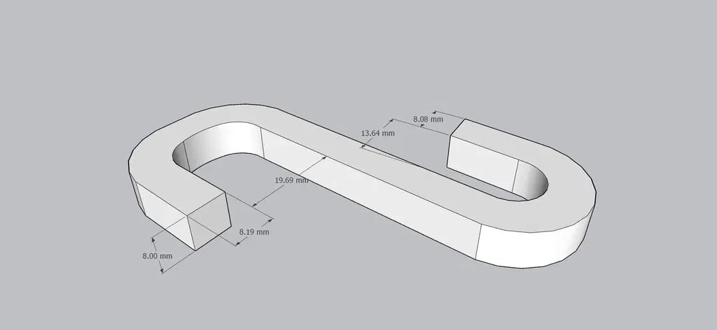 Móc treo nồi chảo kiểu S cho trần bếp - Image 2