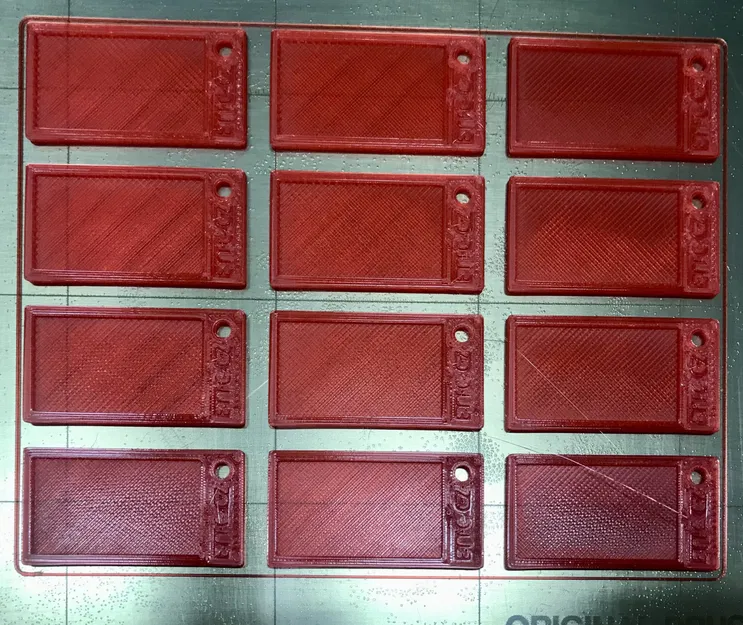 Thẻ nhận diện cho chìa khóa in theo mẫu - Image 2