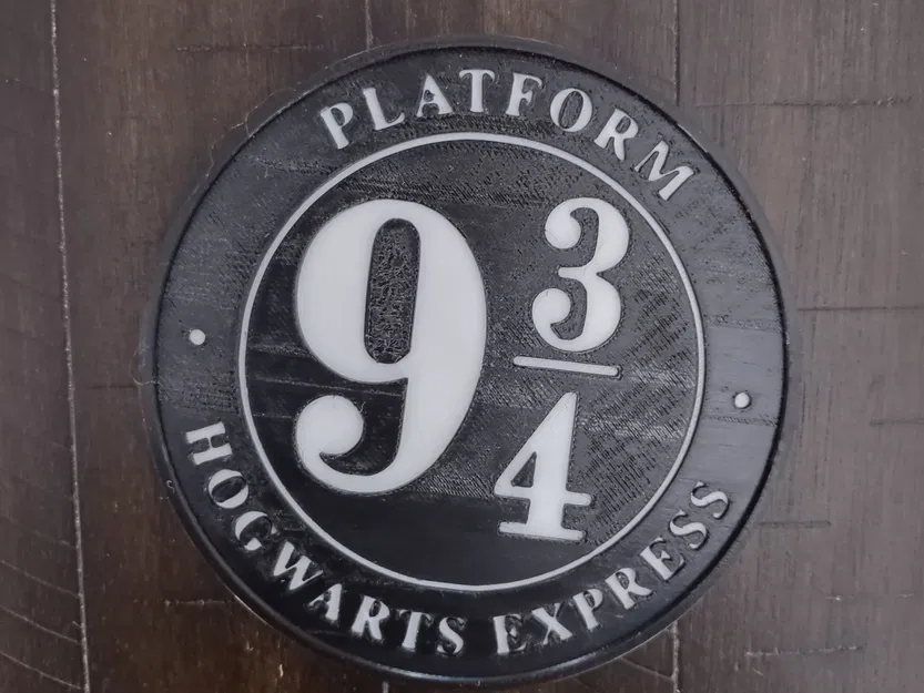 Lót ly Thinner Hogwarts Express platform 9-3/4 đa sắc - Image 1