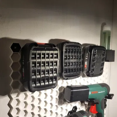 Giá đỡ pin Bosch 18V cho DIY