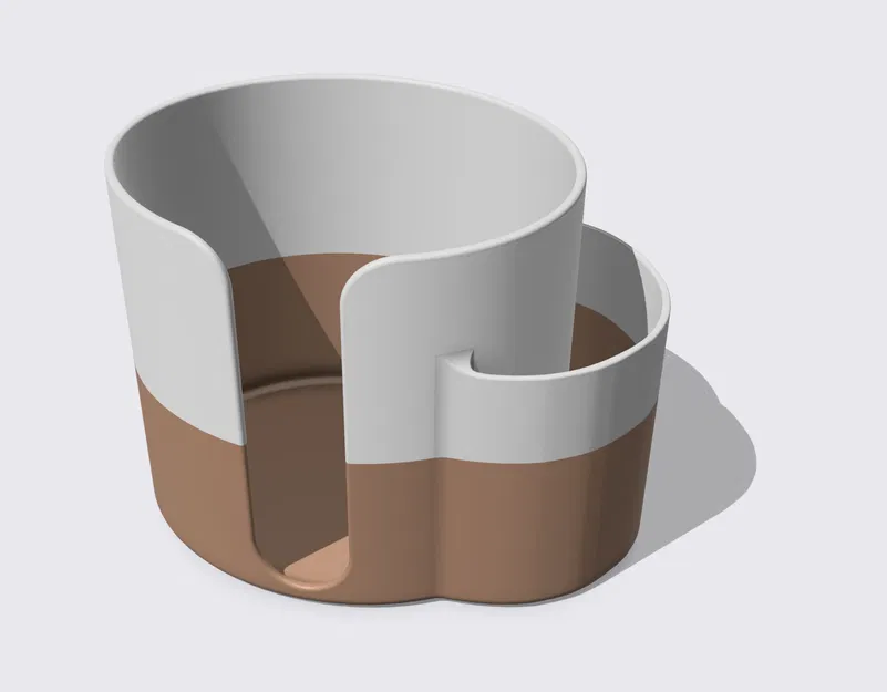 Giá đỡ bông và tăm bông hình oval cho phòng tắm - Image 3