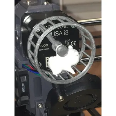 Biểu tượng extruder bánh xe hamster cho máy in 3D