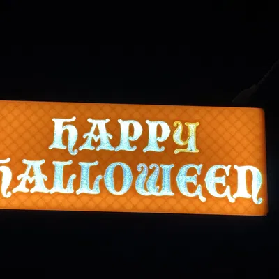 Hộp đèn Halloween vui vẻ với đèn LED USB
