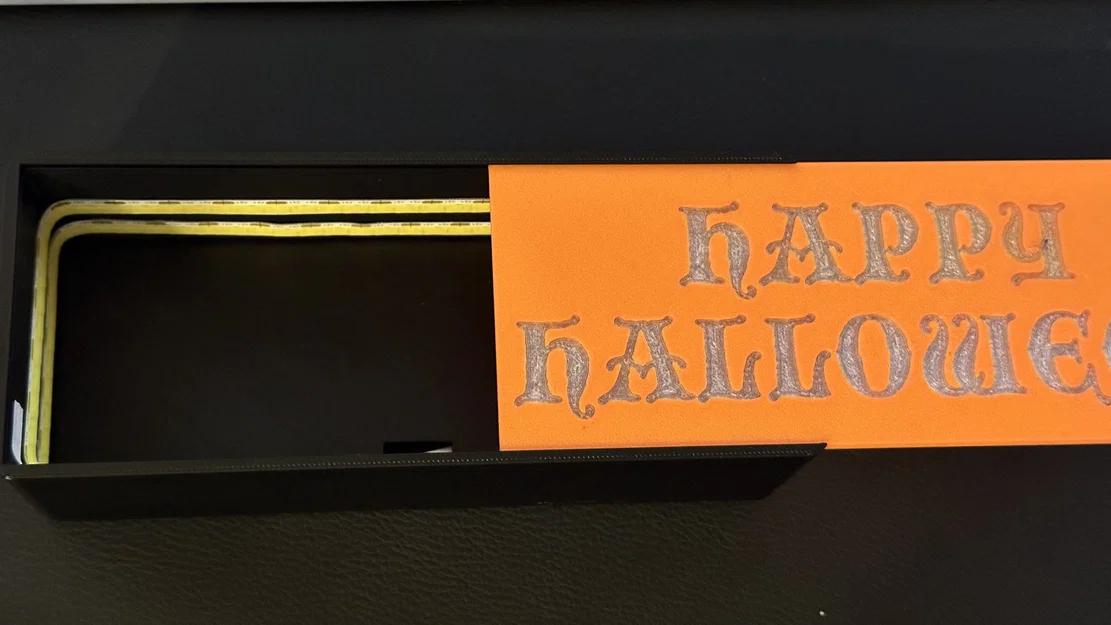 Hộp đèn Halloween vui vẻ với đèn LED USB - Image 2