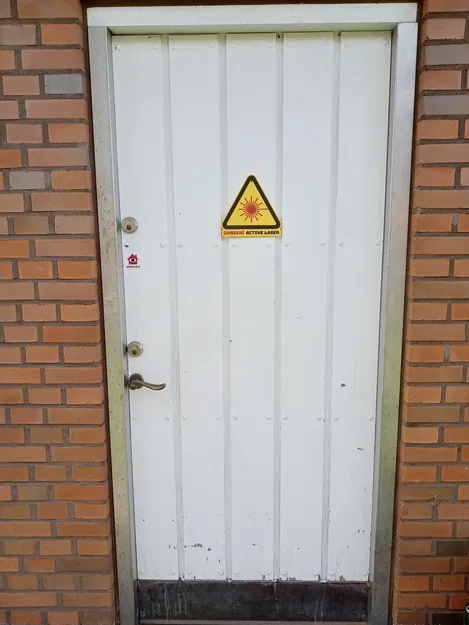 Biểu tượng cảnh báo laser cho máy khắc và cắt - Image 2