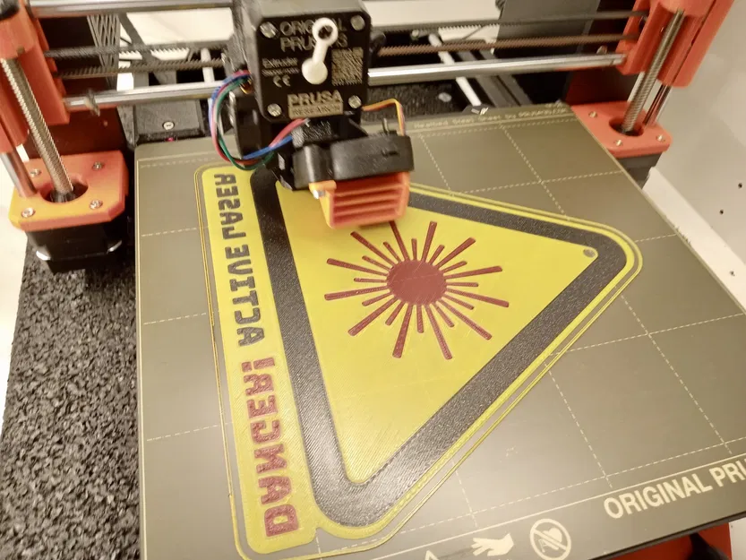 Biểu tượng cảnh báo laser cho máy khắc và cắt - Image 3