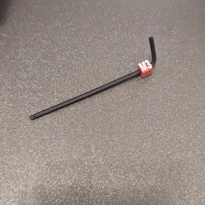 Thẻ nhận diện kích thước chìa khóa lục giác theo tham số