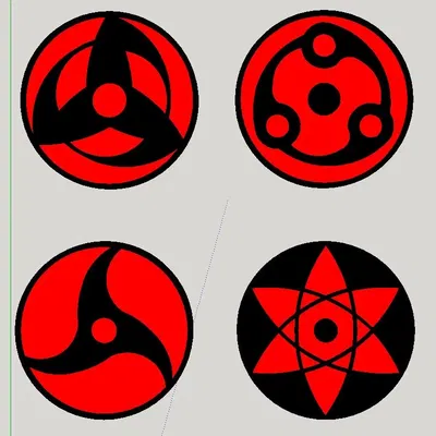 Nam châm mắt Sharingan Uchiha trong series Naruto