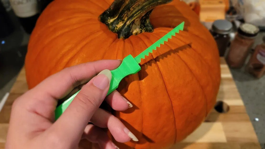 Cưa khắc bí ngô EZ với răng lớn dễ dàng và nhanh chóng - Image 1