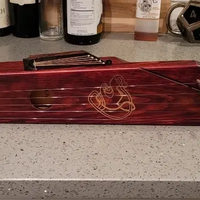 Mô hình kantele 5 dây truyền thống từ Phần Lan