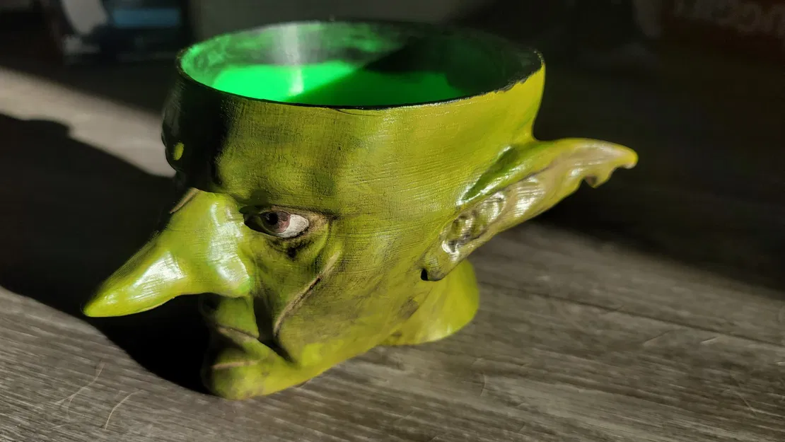 Chậu cây đầu goblin với lỗ thoát nước - Image 1