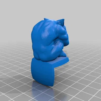 Tượng gargoyle mini để trang trí màn hình máy tính