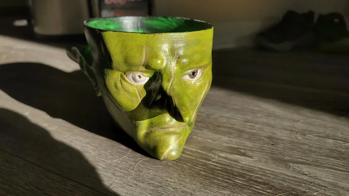 Chậu cây đầu goblin với lỗ thoát nước - Image 2