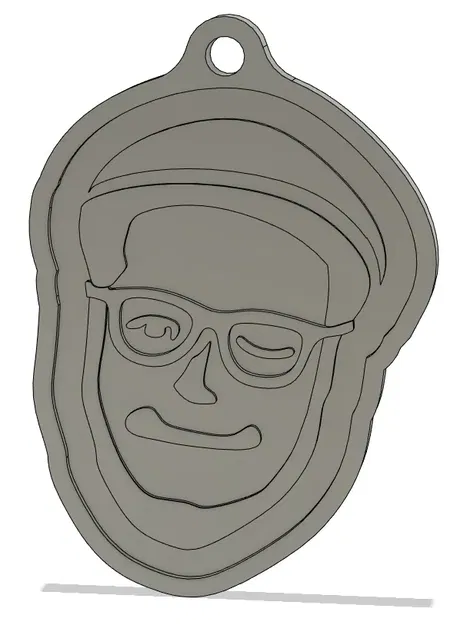 Móc khóa hình mặt Josef Prusa - Image 2