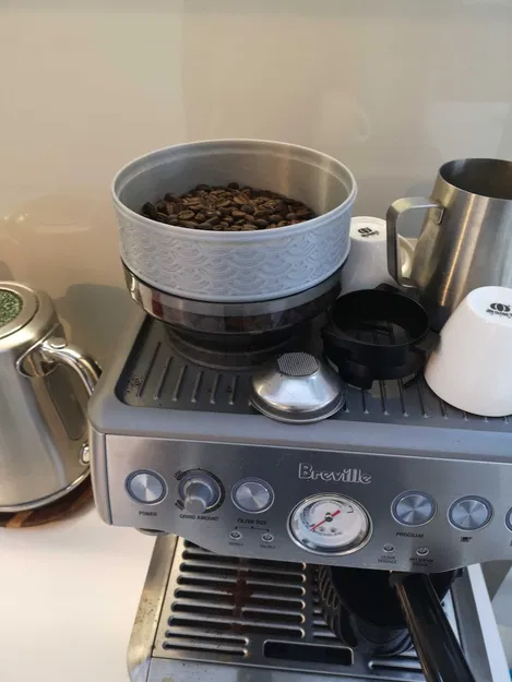 Mở rộng khoang chứa hạt cà phê cho máy pha Breville - Image 2