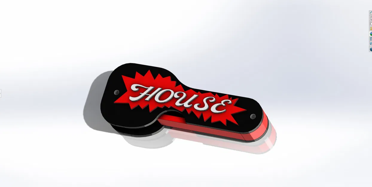 Móc chìa khóa hình ngôi nhà dễ thương - Image 1