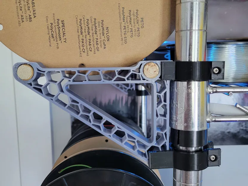 Giá đỡ filament gắn trên cột đường kính 1 inch - Image 1