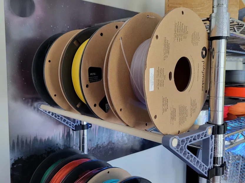 Giá đỡ filament gắn trên cột đường kính 1 inch - Image 2