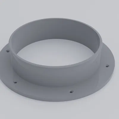 Thiết kế mặt bích ống có thể tùy chỉnh bằng OpenSCAD