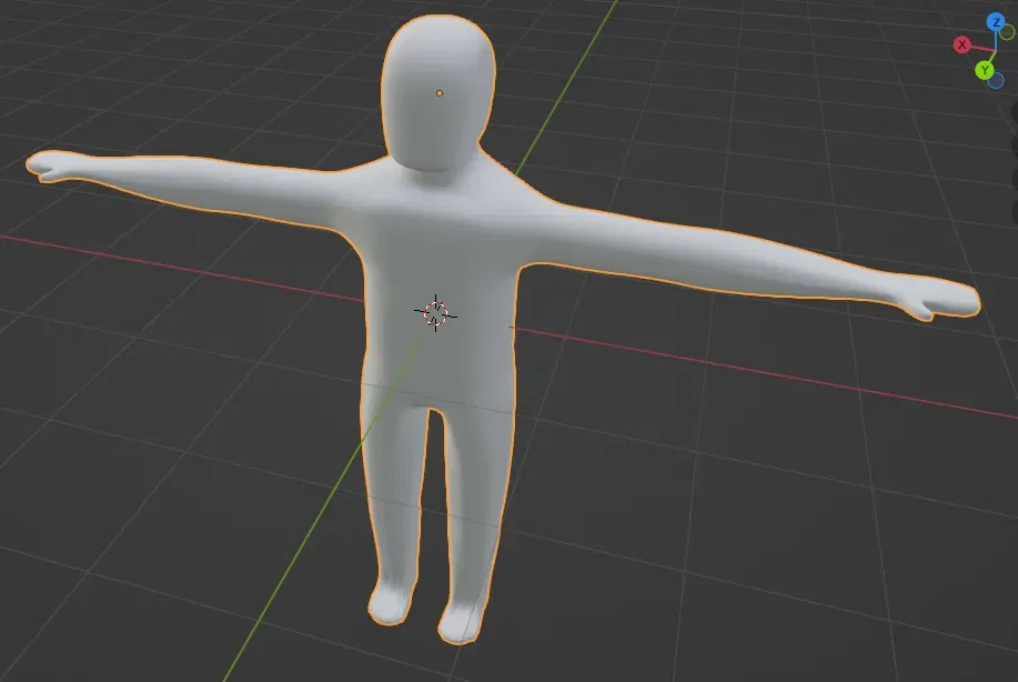 Mô hình nhân vật humanoid cơ bản nhỏ gọn - Image 1